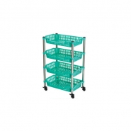 Action Trolly - S.S. - 4 Racks (832)