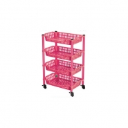 Action Trolly (Plastic Pipe) 4 Racks (836)