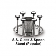 SS Glass & Spoon Stand (Popular)